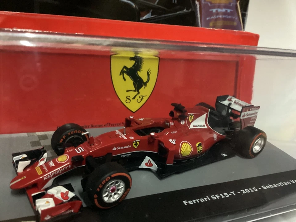 Ferrari SF15-T 2015, Sebastian Vettel, 1/43 Die-Cast New IN Course centauria - Image 2 of 3