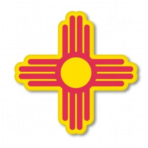 AK WALL ART New Mexico Sun State Symbol Car Vinyl Sticker - SELECT SIZE