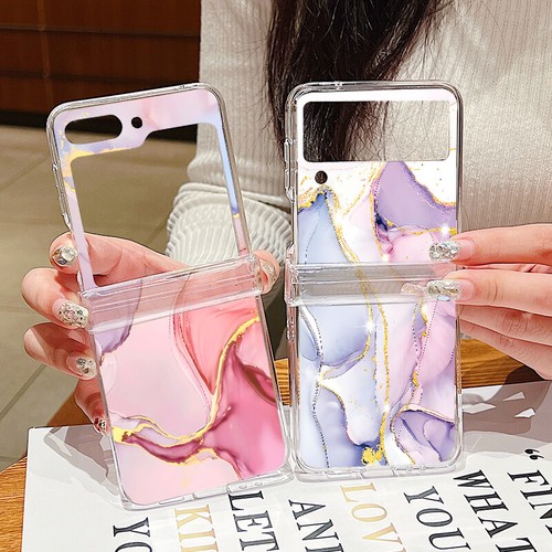 Case For Samsung Galaxy Z Flip5 Flip6 4 7 Shockproof Marble Hinge Folding Cover - Picture 3 of 18