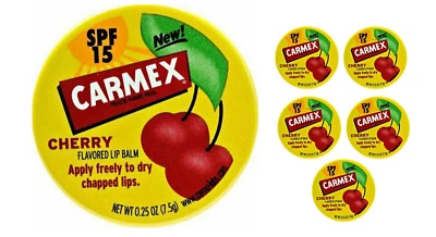 Carmex Lip Balm Cherry Pot 7.5 gm x 6