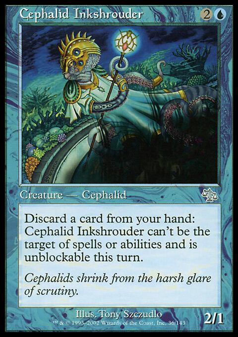 MTG Magic the Gathering Cephalid Inkshrouder (36/143) Judgment LP