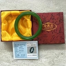 Natural Round Jade Stone Healing Energy Bracelet Sleep Wristband for Women boxed