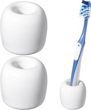 Ceramic Toothbrush Holders for Bathrooms, Sleek Tooth Brush Holder Toothbrush