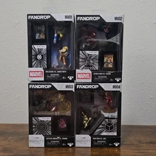 MOOSE TOYS FANDROP DIORAMA  MARVEL MV01 MV02 MV03 MV04 *Set of Four*   NEW