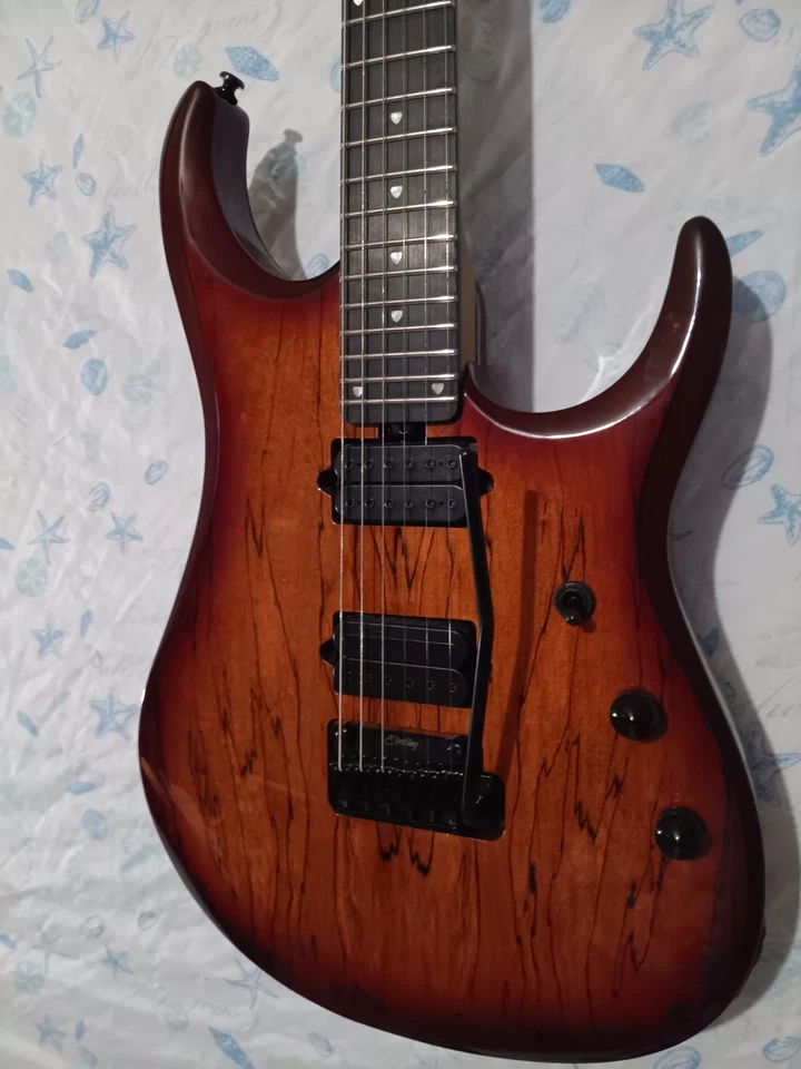 Beautiful Used 2024 Sterling By Music Man John Petrucci JP150DSM. Blood Orange - Image 4 of 4