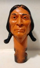 1960's-70's Marx Johnny West Chief Cherokee Head Orange Good Cond
