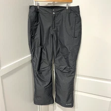 Columbia Snow Pants Womens XL x 30" Gray BUGABOO Ski Snowboarding WK0924