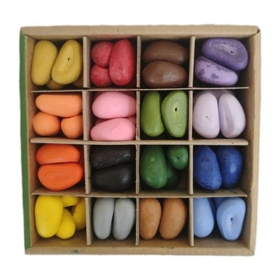 Crayon Rocks Just Rocks in a Box 16 Colors Tripod Grip Crayons For Handwriting 