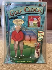 NIB 1996 The Original Golf Clock Fun-Damental Too LTD. WORKS