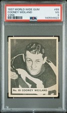 1937 World Wide Gum V356 #69 Cooney Weiland PSA 3