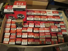 HUGE Lot of 60 Vintage electron vacuum Radio tubes assorted UNTESTED mostly NIB
