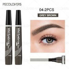 4 Tip Waterproof Eyebrow Pen Microblading Liquid Brow Pencil 5 Colors