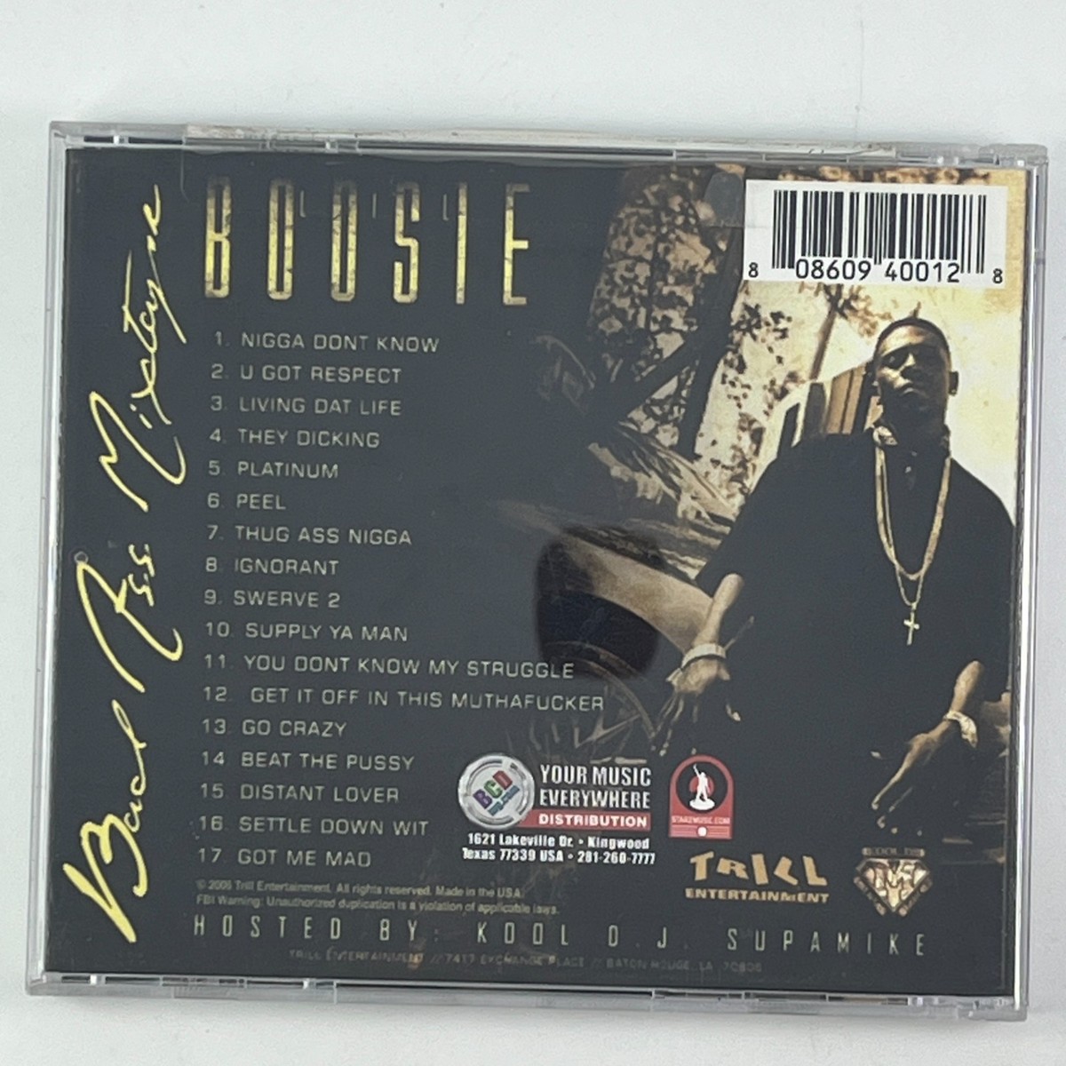 LIL BOOSIE - BAD AZZ BAD ASS MIXTAPE MIX TAPE CD 2006 | eBay