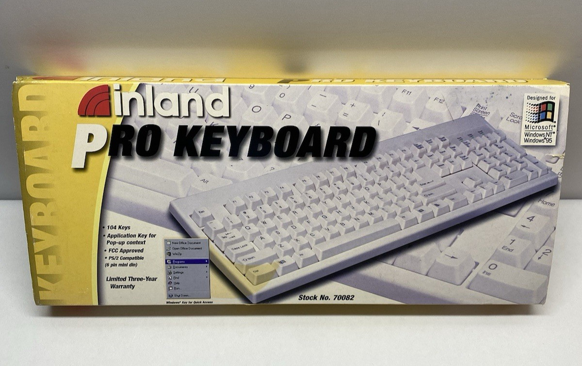 INLAND PRO KEYBOARD 2000 STOCK NO. 70082 NEW OPEN BOX ~Vintage~