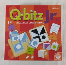 Q-Bitz Jr. Visual Play Learning Fun Puzzle Game Age 3+ Mindware New & Sealed