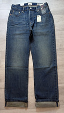 NWT LEVIS 501 90S SELVEDGE DENIM BUTTON FLY JEANS WOMENS SZ 29 X 32 BIG E Y2K
