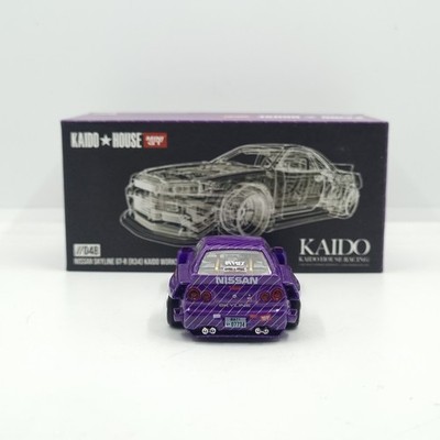 Mini GT Kaido House Nissan Skyline GT-R R34 Kaido Works V1 Purple