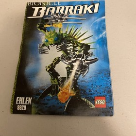 Lego Bionicle set 8920 Barraki Ehlek with 2 squid ammo 100% Complete