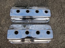 Re-chromed Chrysler Fire Power 331 354 392 Hemi Valve Covers Pair 1951-1958