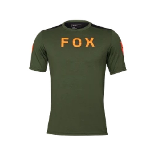Fox Racing Ranger DR Aviation Short Sleeve Dark Sage Jerseys-Medium