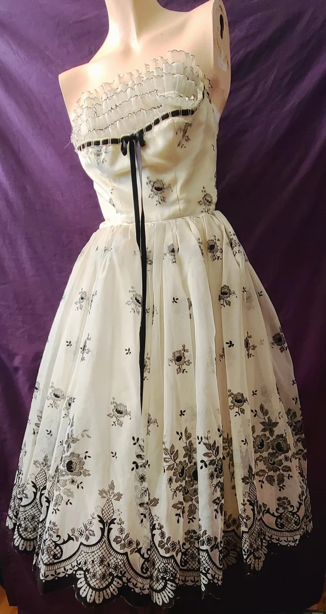 Eveningwear Chiffon Dresses 1950s Vintage for sale | eBay Eveningwear Chiffon Dresses 1950s Vintage for sale | eBay