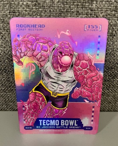 2026 Bo Jackson Battle Arena Rockhead Gum Bubble Gum Battlefoil #BG46