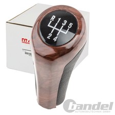 SCHALTKNAUF WURZELHOLZ-LOOK passend für BMW 3er E46 E36 E90 M3 5er E39 E60 M5 X3