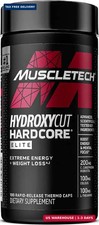 Hydroxycut Hardcore Elite, Rapid Release Capsules, 100 Count  Energy and Metabo