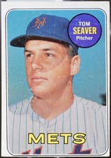 1969 Topps Baseball Tom Seaver #480 VG