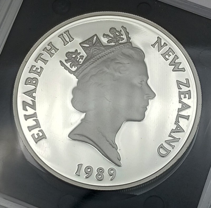 New Zealand: 1989 Commonwealth Games XIV - Runner - Silver Proof - Mintage 8,600