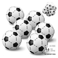 Seenelling 6 Set 7.87 Inch Soccer Dodgeballs Playground Balls Size 5 Bouncy