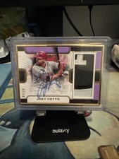 joey votto /10 framed autographed patch  2023 Topps Definitive