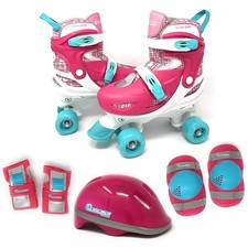Chicago Roller Skates for Girls  Boys with Protective Gear   Helmet, Knee Pa...