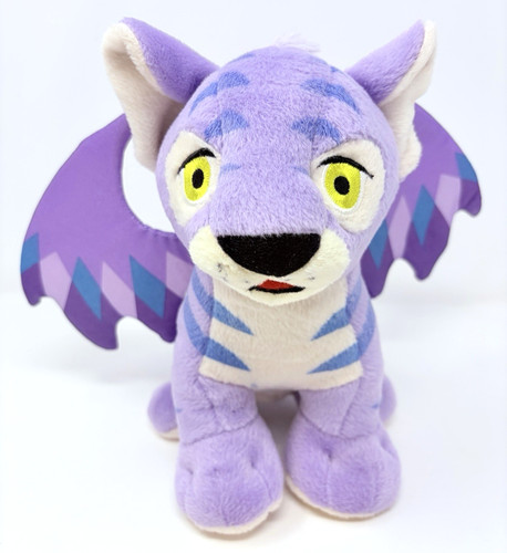 Vintage 2003 Neopets Talking Purple Faerie Kougra Plush Toy Fairy 9"