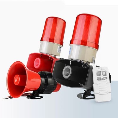 Audio-Visual Electronic Alarm Fire Safety Waterproof Alarm Safety Alarm System