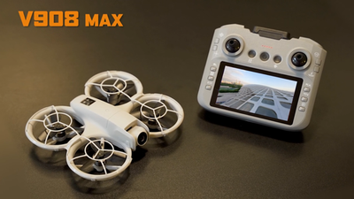 V908MAX RC Drone with Camera, with Headless Mode, 360° Flip, One