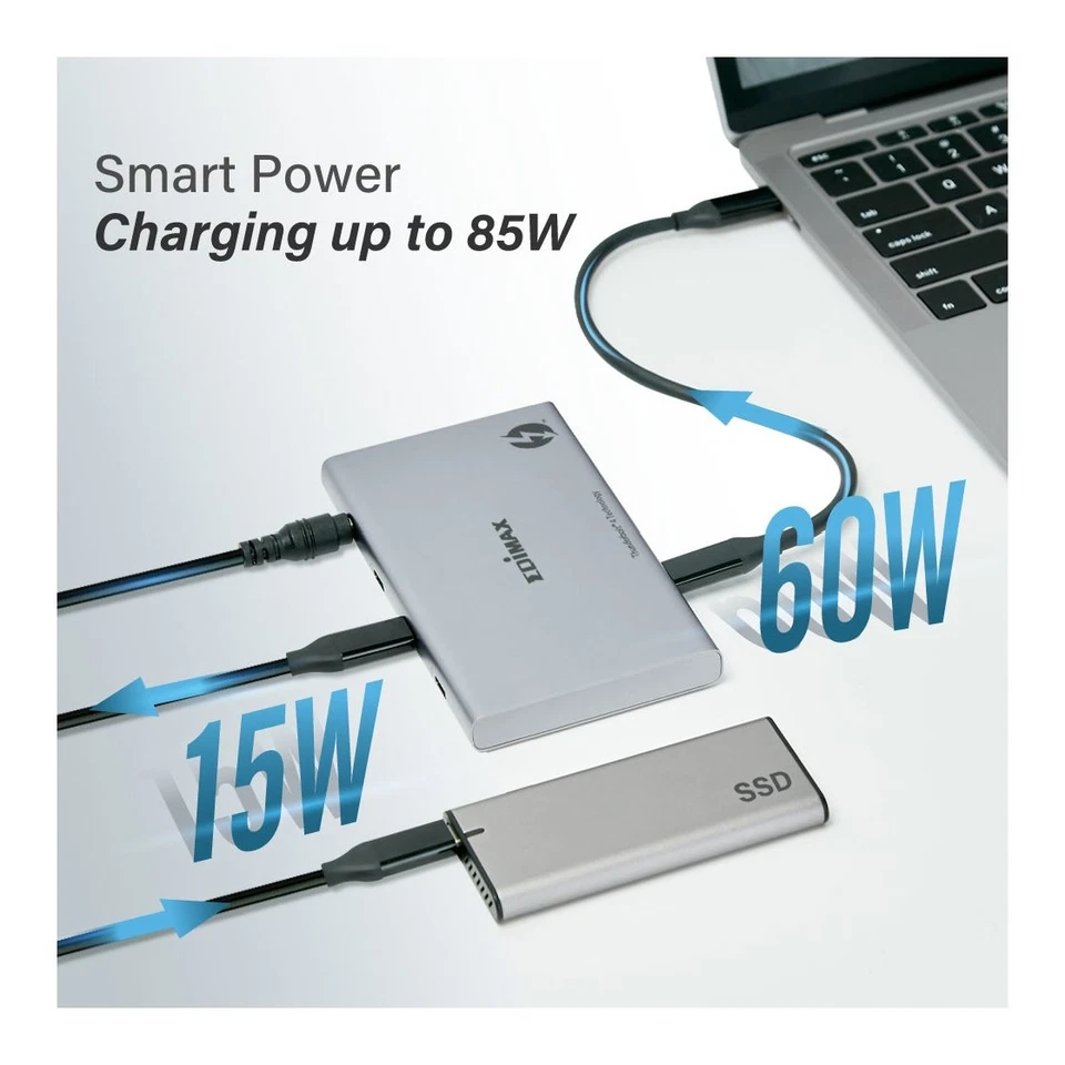 Edimax HUB 5 in 1 Mini Docking Station Thunderbolt 4 TD 405BP - Immagine 4 di 4