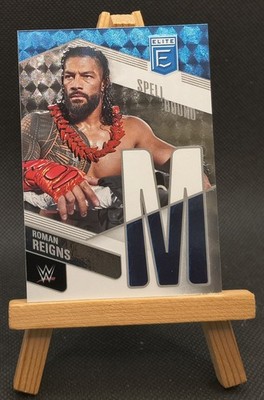 2023 Panini Donruss Elite WWE Roman Reigns Spellbound M Blue #3