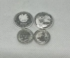 Lot of 4 Silver Rounds (2) 1/4 Troy Oz + (2) 1/10 Troy Oz Rounds