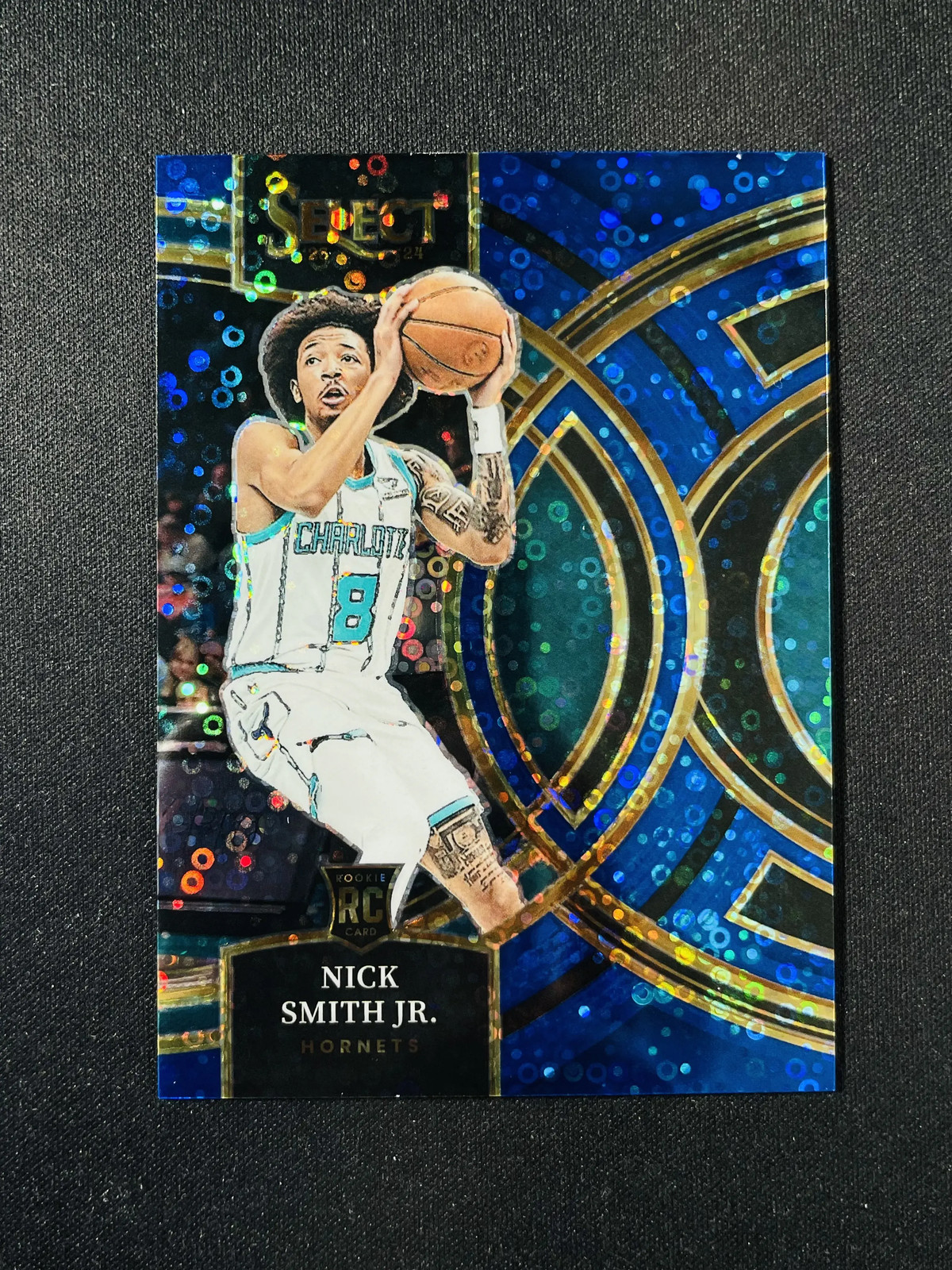 2023-24 Panini Select Premier Nick Smith Jr. 16/25 Blue Disco #119 RC BN02