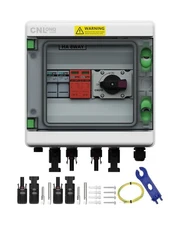 IP65 Solar PV Combiner Box DC1000V 32A Circuit Breaker with Surge Protector a...