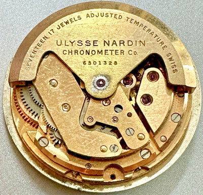 ULYSSE NARDIN Chronometer Automatic 17J Swiss Men s Watch Movement God Bal  V28