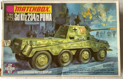  Vintage Matchbox PK-76 1:76 Sd.Kfz. 237/2 ''Puma'' (GN320-15KB2/2)