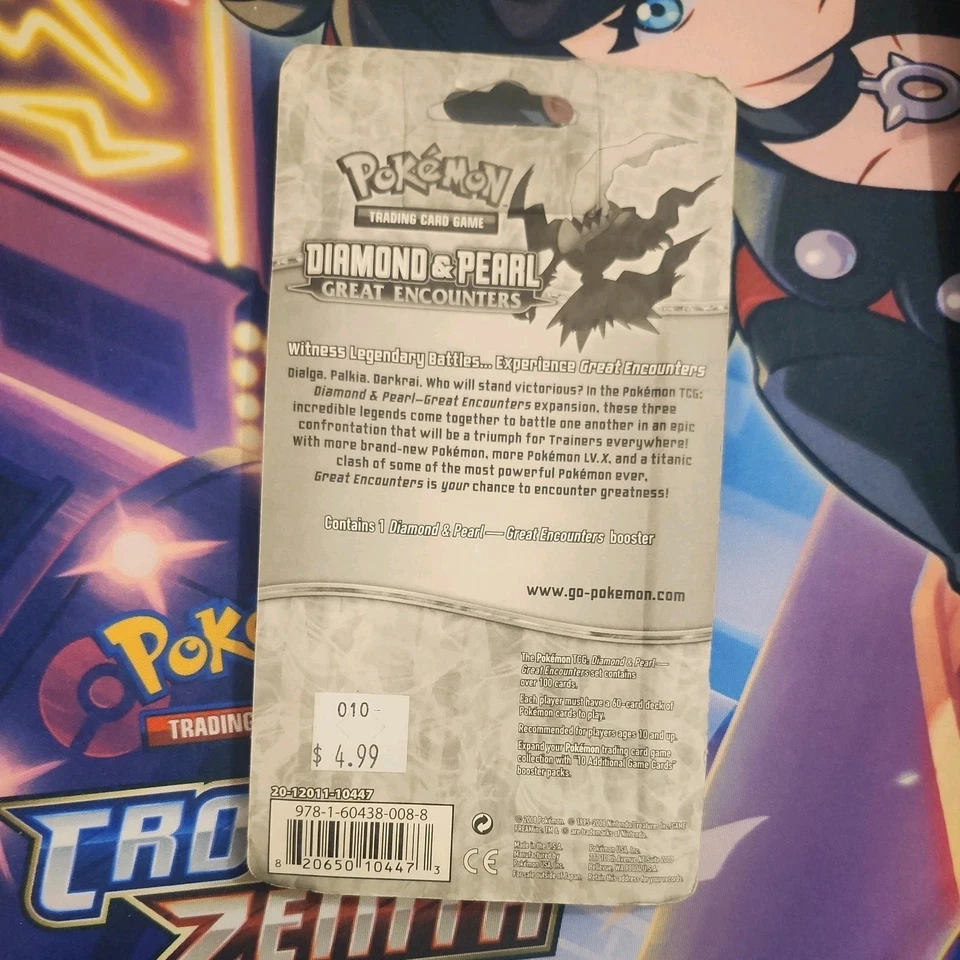 Pokemon Diamante y Perla GRANDES ENCUENTROS Blister Booster Pack Sellado Cresselia Foto 2 de 4
