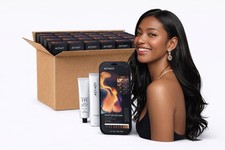 Black Plant-Based Herbal Hair Dye Kit  No Ammonia  40 Boxes  Whole Sale