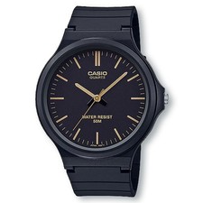 CASIO MW240-1E2 Large Case Easy Reader Analog Watch, Black