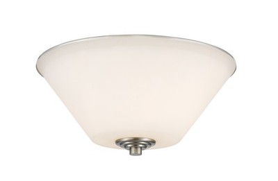Z-Lite 432F2 Jarra 2 Light Flush Mount Ceiling Fixture - Nickel