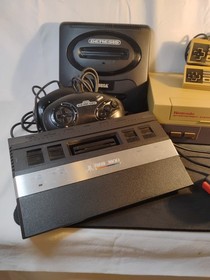 🔥Lot Of 3! Sega, Atari & NES Nintendo Consoles All Power On Untested No Cords 