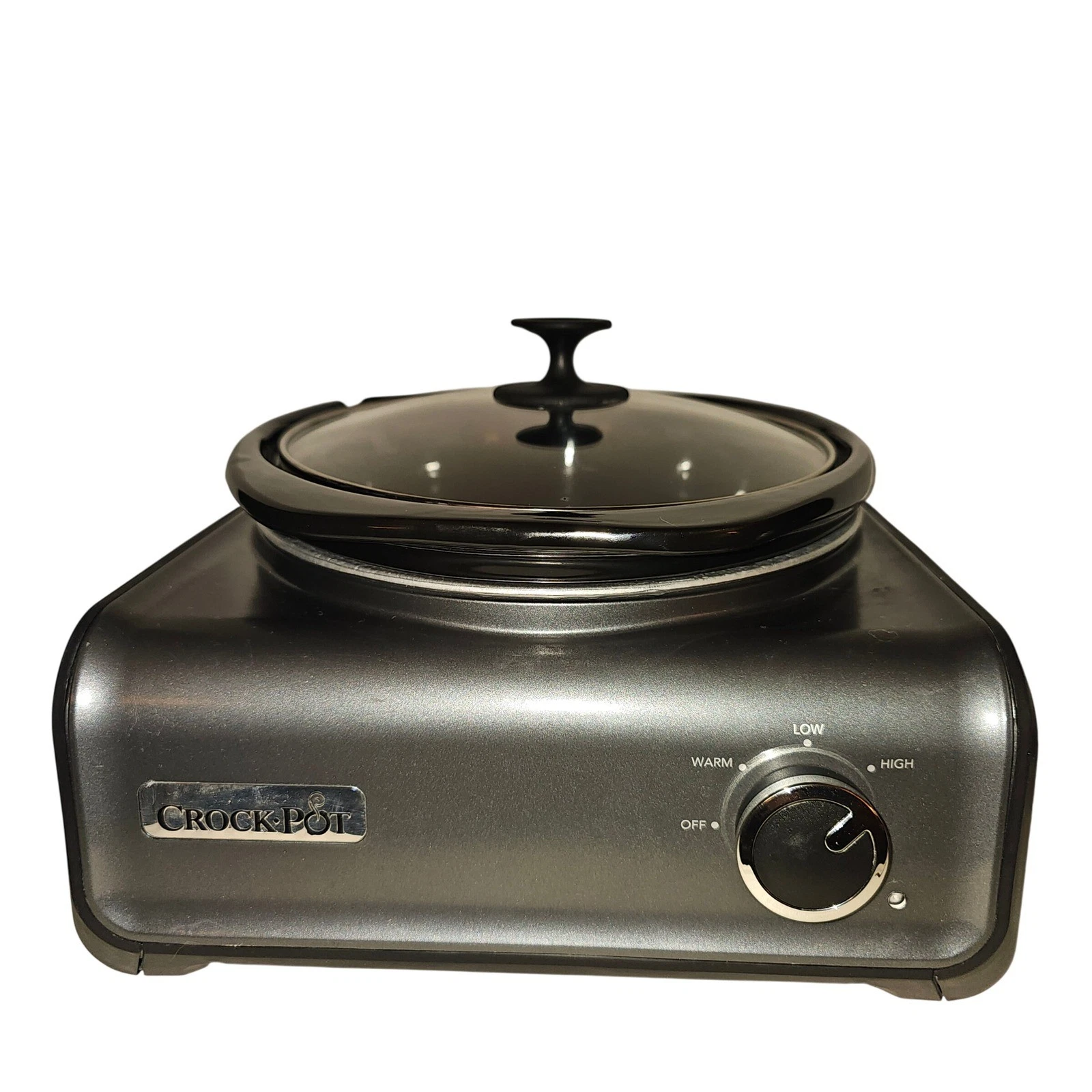 Crock-Pot Hook Up Connectable 3.5 Qt Slow Cooker Gray SCCPMD3-CH 120V 180W