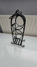 Metal Wine Rack Capacity 3 Bottles Good Condition